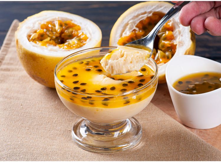 Crème au fruit de la passion en verrine – Dessert tropical onctueux et rafraîchissant
